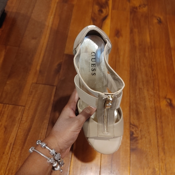 Guess Lora Zip-Front Espadrille Wedges - Picture 2 of 4